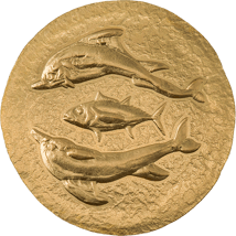 0,5g Gold Delphine & Thunfisch 2022 (Auflage: 15.000)
