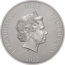 1 Unze Silber Herr der Ringe Helms Klamm 2022 AF (Auflage: 3.000 | Antik Finish)