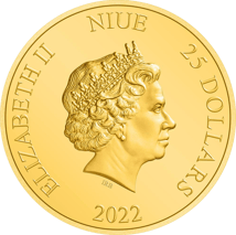 1/4 Unze Gold Herr der Ringe Helms Klamm 2022 PP (Auflage: 300 | Polierte Platte)