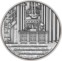 1 Unze Silber Harry Potter Hogwarts Dumbledores Büro 2022 (Auflage: 3.000 | Antik Finish)