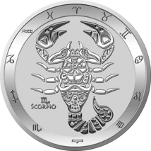 1 Unze Silber Sternzeichen Skorpion 2022