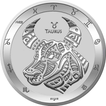 1 Unze Silber Sternzeichen Stier 2022