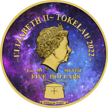 1 Unze Silber Sternzeichen Waage 2022 (Auflage: 100 | beidseitig vergoldet)