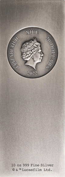 10 Unze Silber Star Wars - Karbonit -Barren Han Solo 2022 (Auflage: 1000 | Antik Finish)