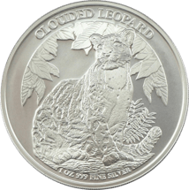 1 Unze Silber Kambodscha Leopard 2023 (Auflage: 10.000)