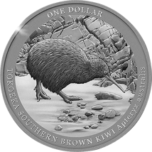 1 Unze Silber Kiwi Specimen Finish 2023 (Auflage: 5.000)
