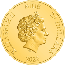 1/4 Unze Gold 75 Jahre Scrooge MCDuck 2022 PP (Auflage: 250 | Polierte Platte)