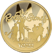 1 Unze Gold Music Legends Rolling Stones 2022 PP (Auflage:350 | Polierte Platte)