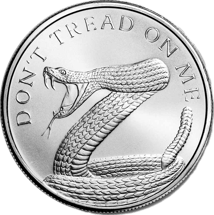 1 Unze Silber Don't tread on me Snake