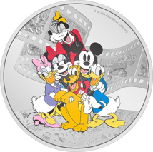 3 Unze Silber Walt Disney Mickey and Friends 2023 PP (Auflage: 1.000 | coloriert | Polierte Platte)