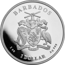 1 Unze Silber Barbados Green Monkey 2023 (Auflage: 7.000 Stücke)