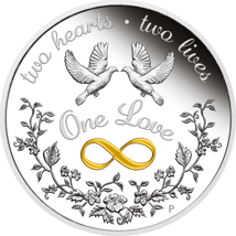 1 oz Silver One Love 2023 PP (Mintage: 5,000 | Proof)