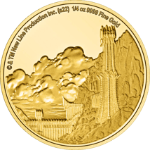 1/4 Unze Gold Herr der Ringe Mordor 2023 PP (Auflage: 300 | Polierte Platte)