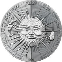 2 Unze Silber Chronos 2023 AF HR (Auflage: 500 | High Relief | Antik Finish)