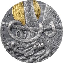 2 Unze Silber Green Mamba 2022 AF HR (Auflage: 500 | High Relief | Antik Finish)