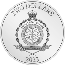 1 Unze Silber Marvel Captain America 2023 PP (Auflage: 5.000 | coloriert | Polierte Platte)