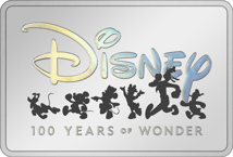 1 Unze Silber Walt Disney Mickey & Friends Walt Disney 2023 (Auflage: 10.000 | coloriert | Polierte Platte)