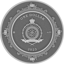 1 Unze Silber Märchen Cinderella 2023 AF (Auflage: 1.000 | coloriert | Antik Finish)