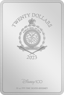 10 Unze Silber 100 Jahre Disney Mickey und Minnie 2023 PP (Auflage: 100 | Polierte Platte)