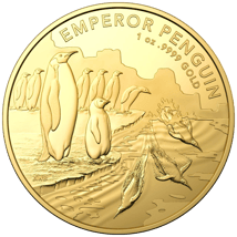 1 Unze Gold Kaiserpinguin Australisches Antarktis-Territorium 2023 (Auflage: 250)