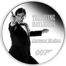 1 Unze Silber James Bond Timothy Dalton 2023 PP (Auflage: 5.000 | Polierte Platte)