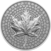 5 Unze Silber Maple Leaf 2023 (Auflage: 1.750 | Ultra High Relief | Reverse Proof)