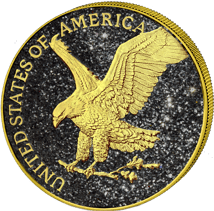 1 Unze Silber American Eagle 2023 Black Diamond Edition (Auflage: 100 | teilvergoldet)