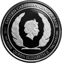 1 Unze Silber EC8 St. Kitts & Nevis Surfer 2022 (Auflage: 2.500 | coloriert)