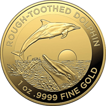 1 Unze Gold Rauhzahndelfin 2023 (Auflage: 250)