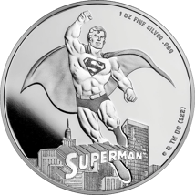 1 Unze Silber Superman 2023 (Auflage: 250 | Polierte Platte)