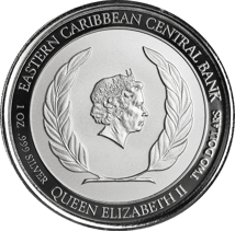 1 Unze Silber EC8 Antigua & Barbuda Coat of Arms 2022 (Auflage: 25.000)
