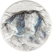 1 kg Silber Mount Everest First Ascet 2023 (Auflage: 99 | High Relief | Polierte Platte)