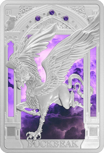 1 Unze Silber Buckbeak Harry Potter Magische Kreaturen 2023 PP (Auflage: 2.000 | coloriert | Polierte Platte)