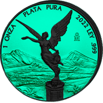 1 Unze Silber Libertad 2022 Glow in the Dark Reverse (Auflage: 50 | Ruthenium)