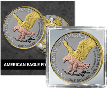 1 Unze Silber American Eagle 2023 The Elegance of Five Metals (Auflage: 50)