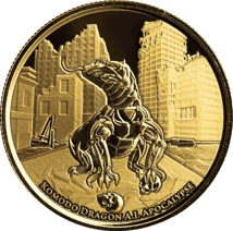 1 Unze Gold Tokelau Komodo Dragon 2022 A.I. Apocalypse (Auflage: 100)