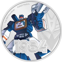 1 Unze Silber Transformers - Soundwave 2023 PP (Auflage: 3.000 | Polierte Platte)