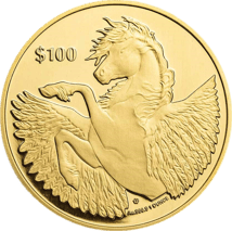 1 Unze Gold Pegasus 2023 (Auflage: 100)