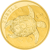 1 Unze Gold Niue Schildkröte 2023