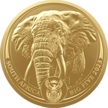 1 Unze Gold Big Five Elefant 2023