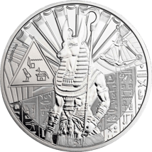 1 Unze Silber Sierra Leone Ägyptische Götter - Anubis 2023 (Auflage: 5.000)