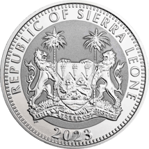 1 Unze Silber Sierra Leone Ägyptische Götter - Anubis 2023 (Auflage: 5.000)