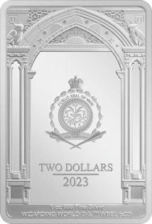 1 Unze Silber Hedwig Harry Potter Magische Kreaturen 2023 PP (Auflage: 2.000 | coloriert | Polierte Platte)