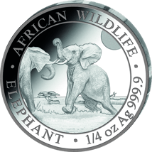 Silber Somalia Elefant Prestige Set 2024 (Auflage: 2.000 | Polierte Platte | 4 Münzen)