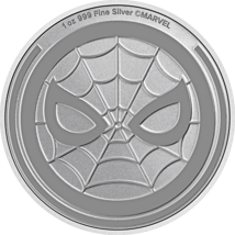 1 Unze Silber Marvel Spider Man 2023 (Auflage. 250.000)