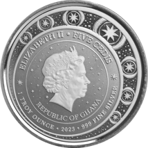 1 Unze Silber Ghana Unicorn 2023 (Auflage: 2.000 | coloriert)
