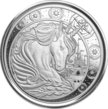 1 Unze Silber Ghana Unicorn 2023 (Auflage: 15.000)