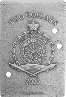 1 Unze Silber Billy the Kid - Wild West 2023 (Auflage: 1.999 | Antik Finish)