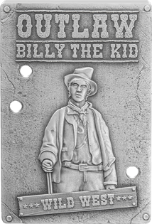 1 Unze Silber Billy the Kid - Wild West 2023 (Auflage: 1.999 | Antik Finish)