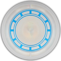 5 Unze Silber Marvel Iron Man Arc-Reaktor 2023 PP (Auflage: 500 | coloriert |gewölbt | PP)